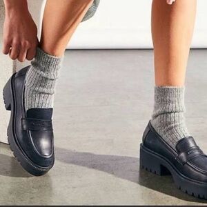 FP Movement by Free People Black Chunky Loafers